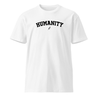 HUMANITY Luxury Tee - White (Premium Soft Cotton Blend)