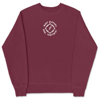 MAKE HISTORY NOW, TOGETHER Premium Crewneck Sweatshirt | Burgundy