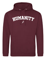 HUMANITY Hoodie (Burgundy/White)