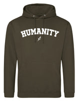 HUMANITY Hoodie (Olive Green/White)